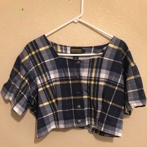 Vintage western crop top